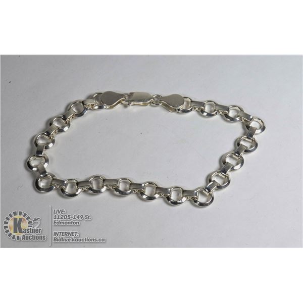 TURKISH JEWELRY 925 SILVER BRACELET WITH CIRCLE