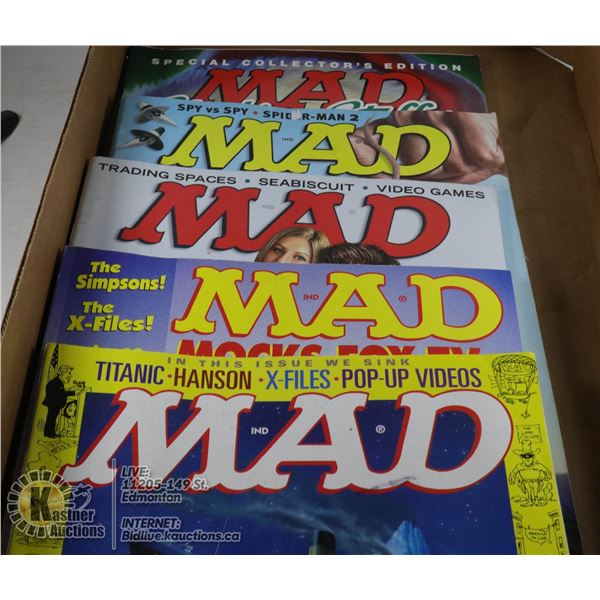 5 MAD MAGAZINES
