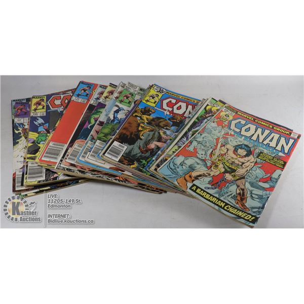 CONAN COMICS LOT