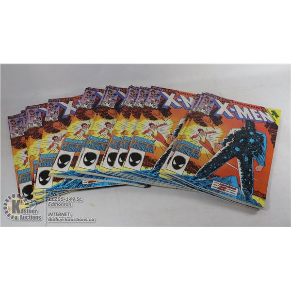20 ISSUES OF UNCANNY X-MEN #203 - ALL NEAR MINT