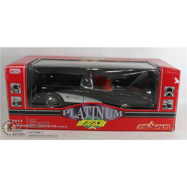 MAJORETTE  PLATINUM 1957 CORVETTE DIECAST 1:18