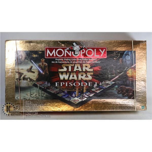 MONOPOLY STAR WARS EPISODE 1 COLLECTOR EDITION