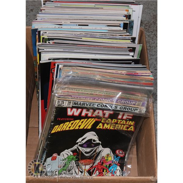 COMICS BOX - OVER 100 MARVEL DC MISC COMIC BOOKS