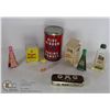 Image 1 : VINTAGE TINS AND BOTTLES