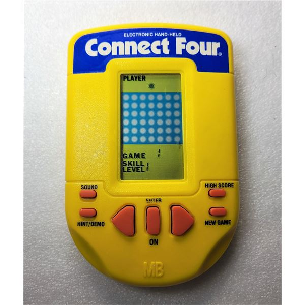 14)  VINTAGE HAND HELD CONNECT FOUR GAME,