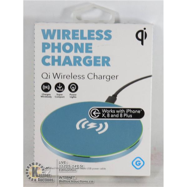 NEW GEMS WIRELESS QI PHONE CHARGER