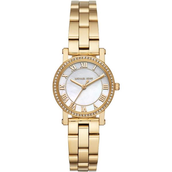 NEW MICHAEL KORS GOLD M-O-PEARL 28MM DIAL MSRP$279
