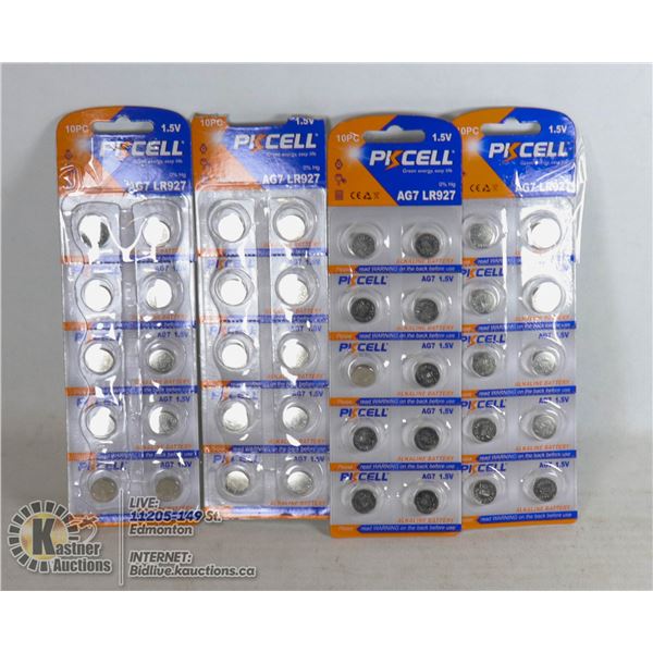 LOT OF 4 PKCEEL 1.5V BATTERY 10PCS