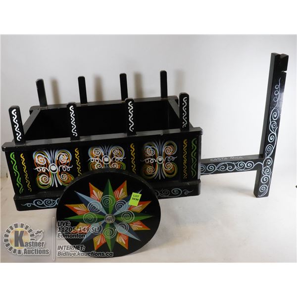 HANDPAINTED CART/FLOWER PLANTER