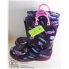 Image 1 : PAIR CHILDRENS "LIT UP" RUBBER BOOTS SZ 10