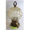 Image 1 : VINTAGE CEILING LAMP  GLASS SHADE DIAMETER 6.5"