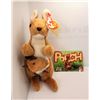 Image 1 : 27)  VINTAGE "POUCH"  BEANIE BABY KANGAROO