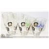 Image 1 : 11 VARIOUS LIQUOR GLASSES,4 COLORED SHOOTER GLASS