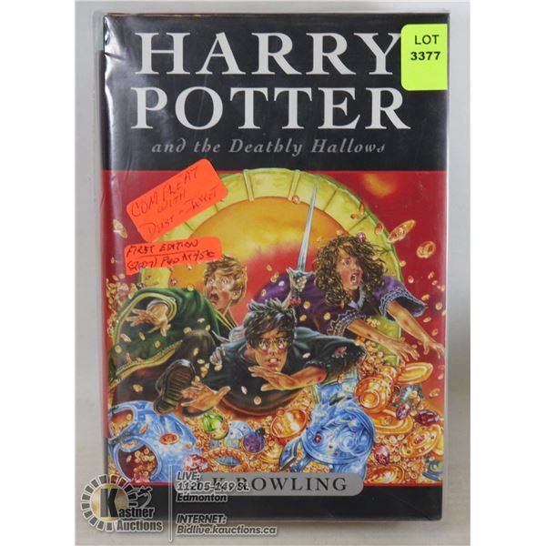 FIRST EDITION HARRY POTTER AND THE DEATHLY HALLOWS