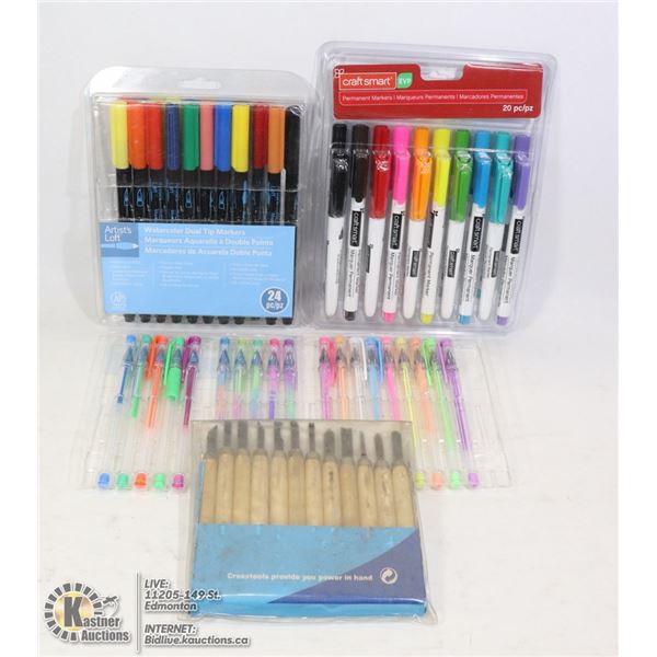 ARTISTS COLLECTION CARVING TOOLS , MARKERS