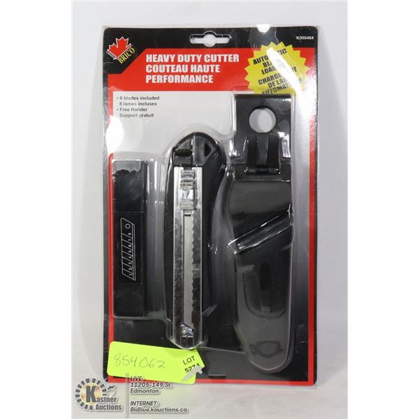 NEW HEAVY DUTY CUTTER WITH HOLDER & AUTO BLADE