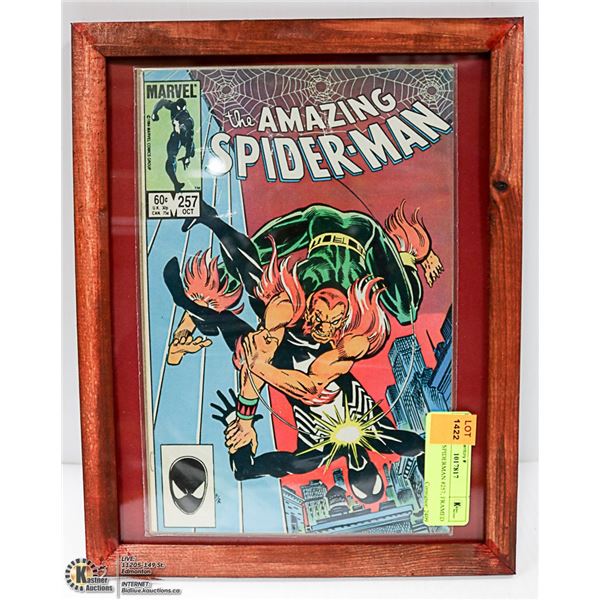AMAZING SPIDERMAN #257, FRAMED