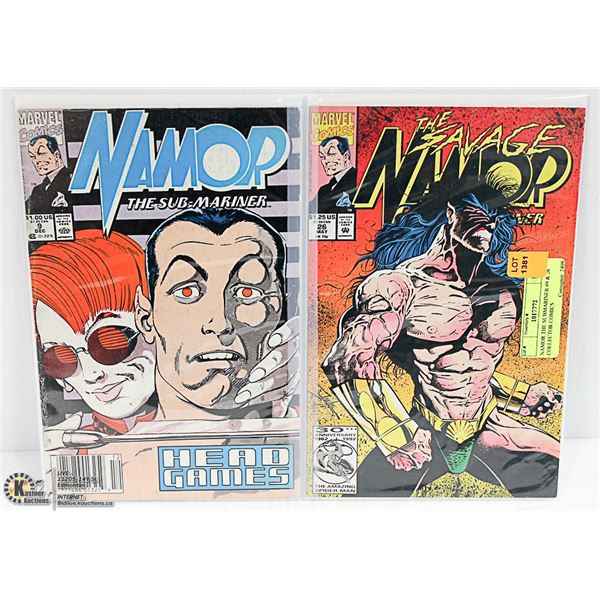 NAMOR THE SUBMARINER #9 & 26 COLLECTOR COMICS