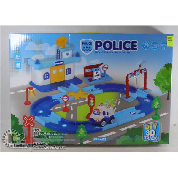POLICE TROLLTECH ROLLER COASTER TOY
