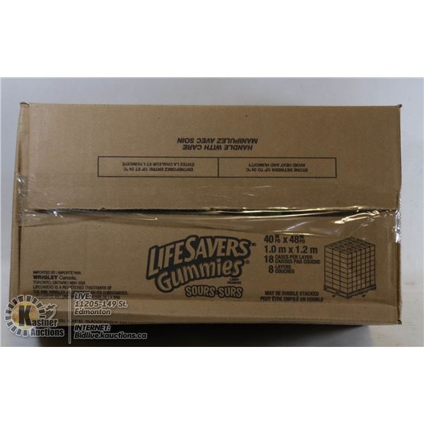 CASE WTH 12 180G PACKS LIFE SAVER SOUR GUMMIES