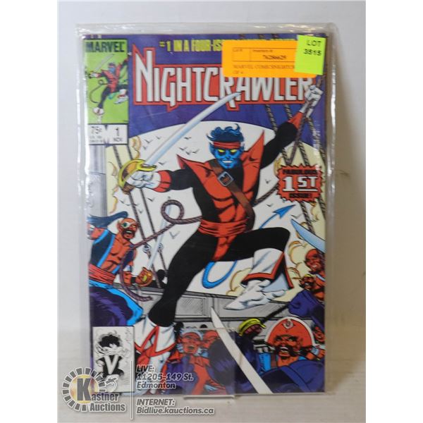 MARVEL COMICSNIGHTCRAWLER #1&3 OF 4