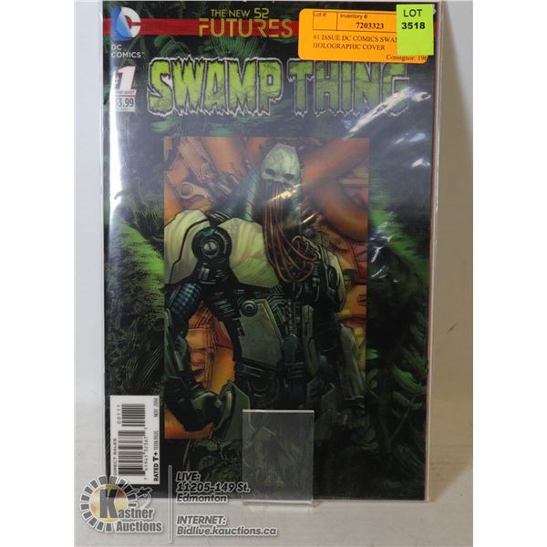 #1 ISSUE DC COMICS SWAMP THING HOLOGRAPHIC COVER