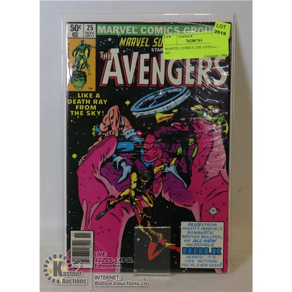 MARVEL COMICS THE AVENGERS #25
