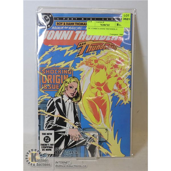 DC COMICS JONNI THUNDER #1