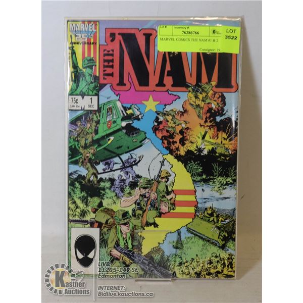 MARVEL COMICS THE NAM #1 & 2