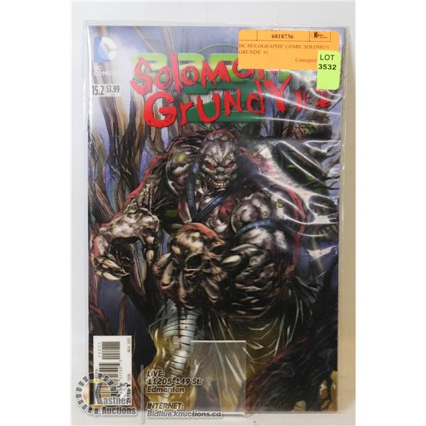 DC HOLOGRAPHIC COMIC SOLOMON GRUNDY  #1