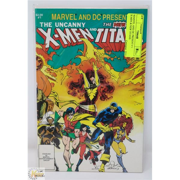 MARVEL AND DC PRESENT # 1 X-MEN & NEW TITANS