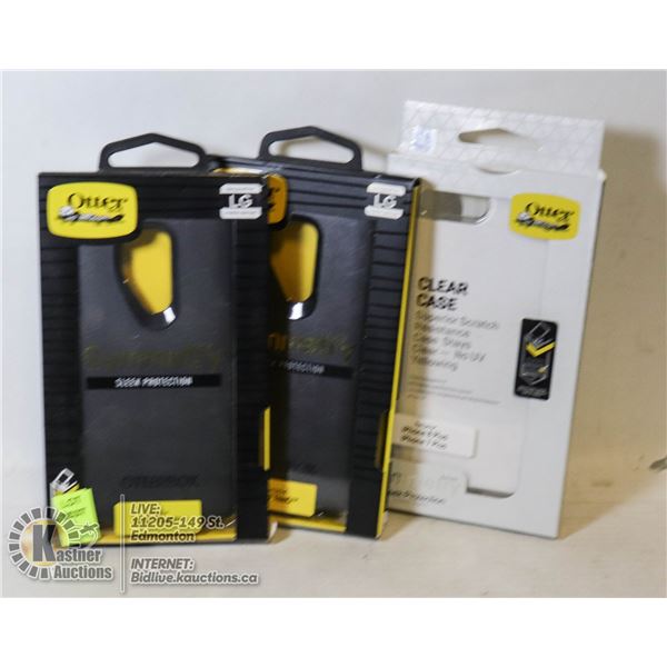 LOT OF 3 OTTERBOX PHONE CASES ( 2 LG-G7 THINQ