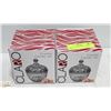 Image 1 : 2 NEW CLARO CRYSTAL CANDY JARS