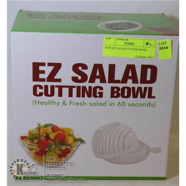 NEW EZ SALAD CUTTING BOWL