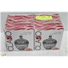 Image 1 : 2 NEW CLARO CRYSTAL CANDY JARS