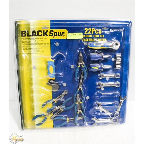 NEW 22PCS STUBBY TOOL SET