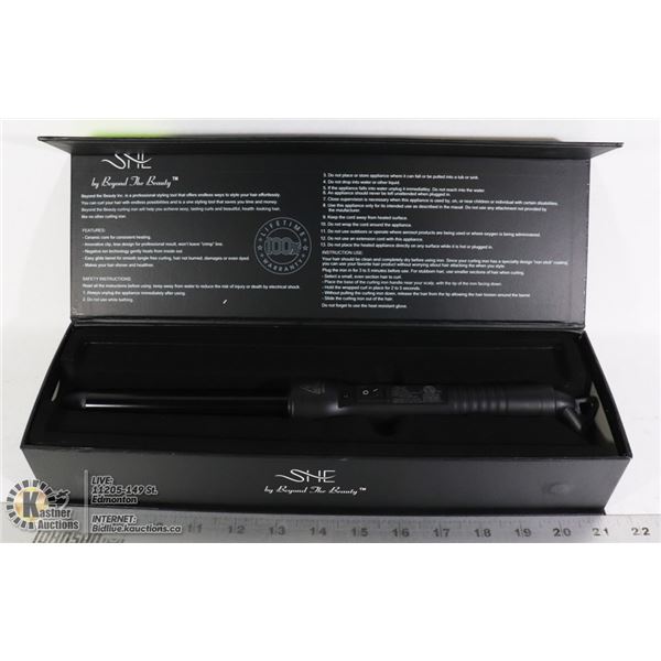 SHE VOLUME TOURMALINE 19MM CERAMIC BARREL CURLER