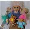 Image 1 : FLAT OF VINTAGE TREASURE TROLLS