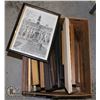Image 1 : UNCLAIMED BOX OF ANTIQUE PICTURES