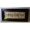 Image 1 : FRAMED PICTURE "HOME IS WHERE YOUR STORY BEGINS"