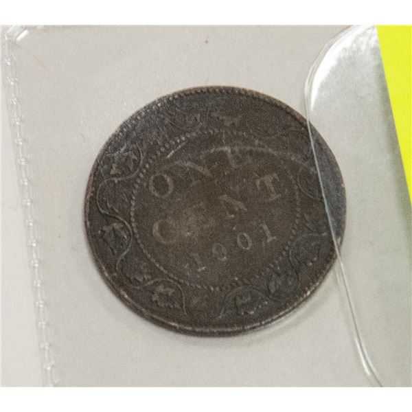 1901 CANADIAN LARGE PENNY