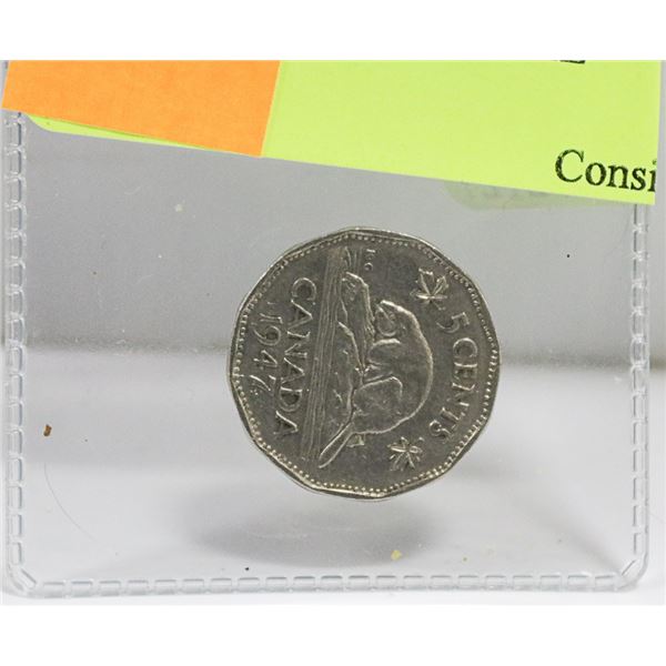 1947 CANADIAN NICKEL