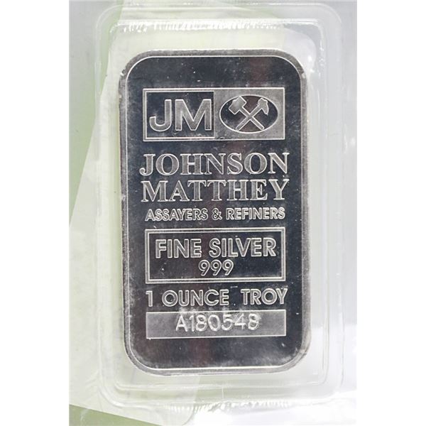 1 OZ .999 SILVER BAR