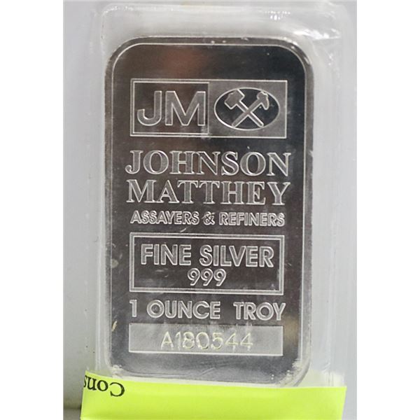 1 OZ .999 SILVER BAR