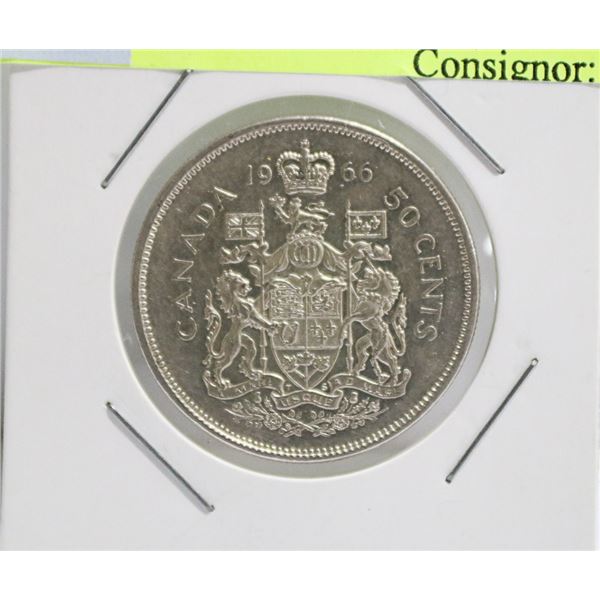 1966 SILVER HALF DOLLAR