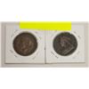 Image 2 : 1897 & 1934 OLD ENGLISH PENNIES