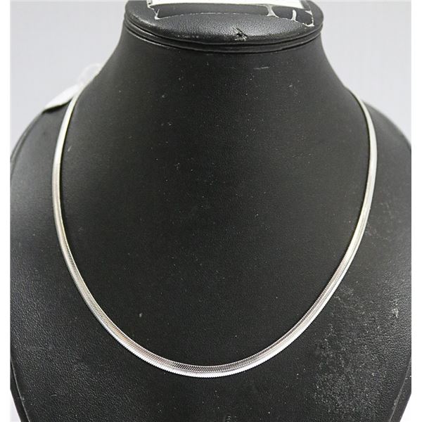 NEW 925 STERLING SILVER 14" NECKLACE, ITALY MADE,