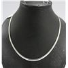 Image 1 : NEW 925 STERLING SILVER 14" NECKLACE, ITALY MADE,