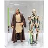 Image 1 : 2 STAR WARS FIGURES OB1-WAN KONOBI 1999 HASBRO