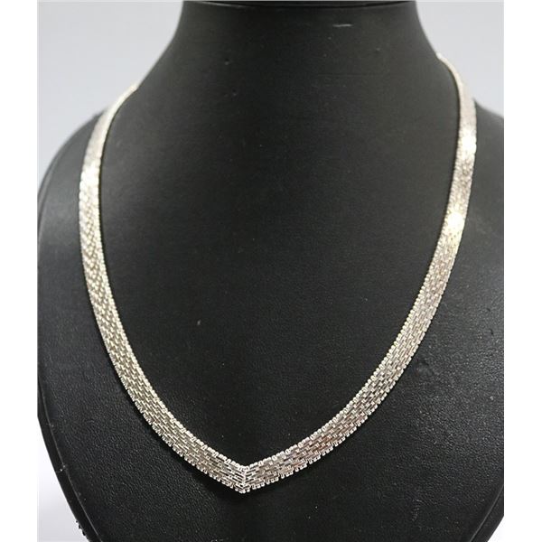 NEW 925 STERLING SILVER 17" MADE IN ITALY NECKLACE